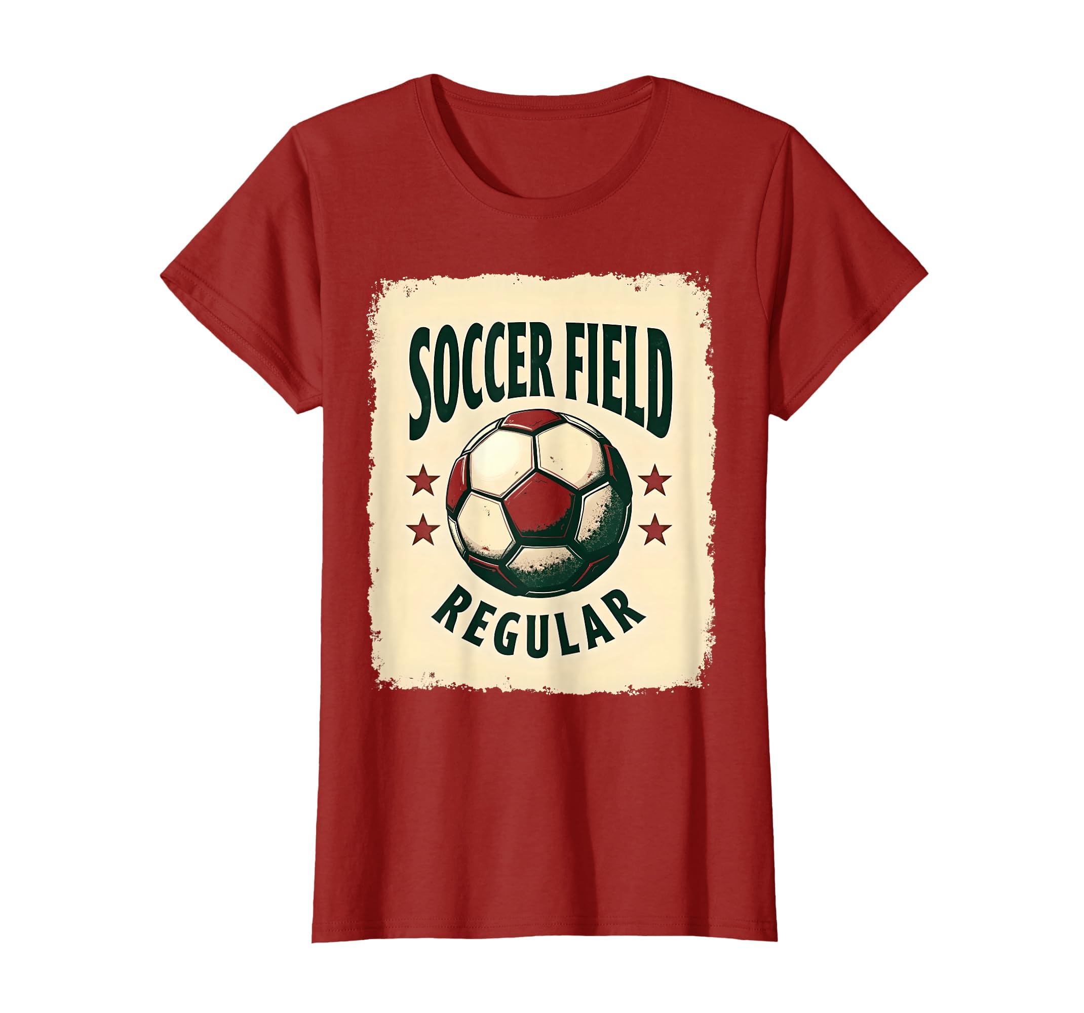 Soccer Mom Field Regular T-Shirt - Trendy Graphic Unisex