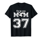 Proud Senior Soccer Mom Custom Jersey T-Shirt - Novelty Apparel for Adults