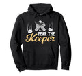 Fear Hockey Goalkeeper Mom Hockey Goalie Hoodie - Custom Art Print Unisex