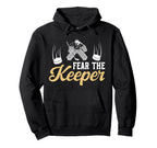 Fear Hockey Goalkeeper Mom Hockey Goalie Hoodie - Custom Art Print Unisex