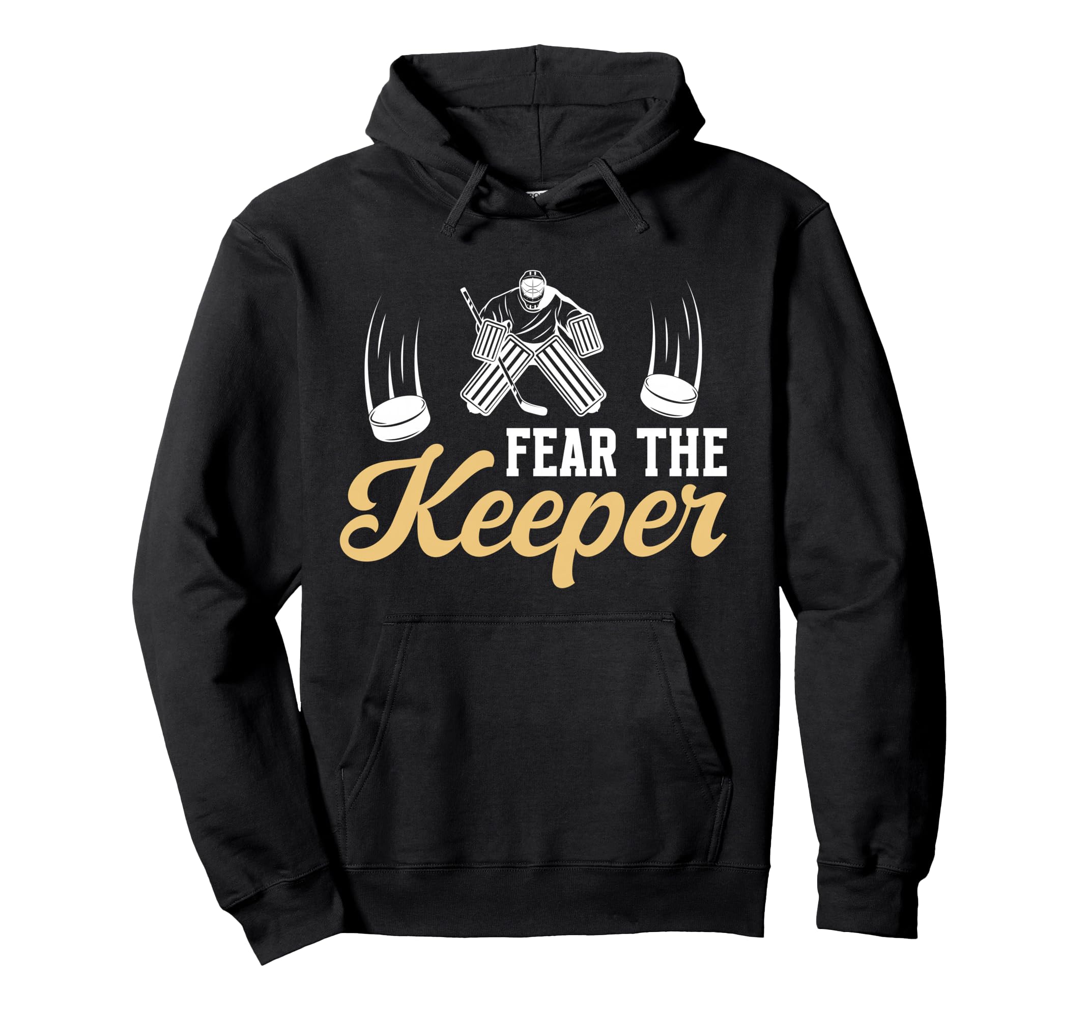 Fear Hockey Goalkeeper Mom Hockey Goalie Hoodie - Custom Art Print Unisex