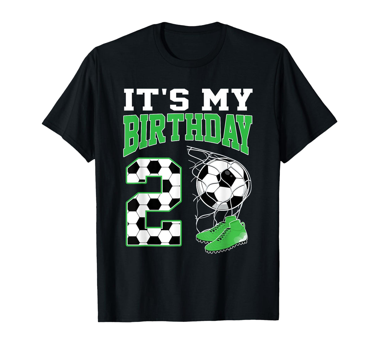 Its My 2Nd Birthday Soccer Party 2 Year T-Shirt - Unique Graphic Men Women