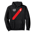 Peru Peruvian Flag Escudo Soccer Hoodie - Unique Graphic Men Women