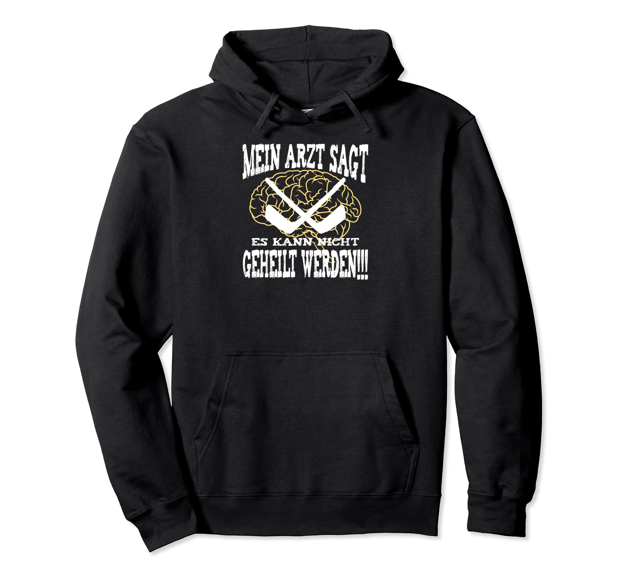 Ice Hockey I Ice Hockey I Goalkeeper Goalie Hoodie - Graphic Print Unisex