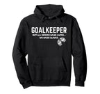 Goalkeeper Heroes Wear Gloves Goalie Hoodie - Custom Art Print for Adults