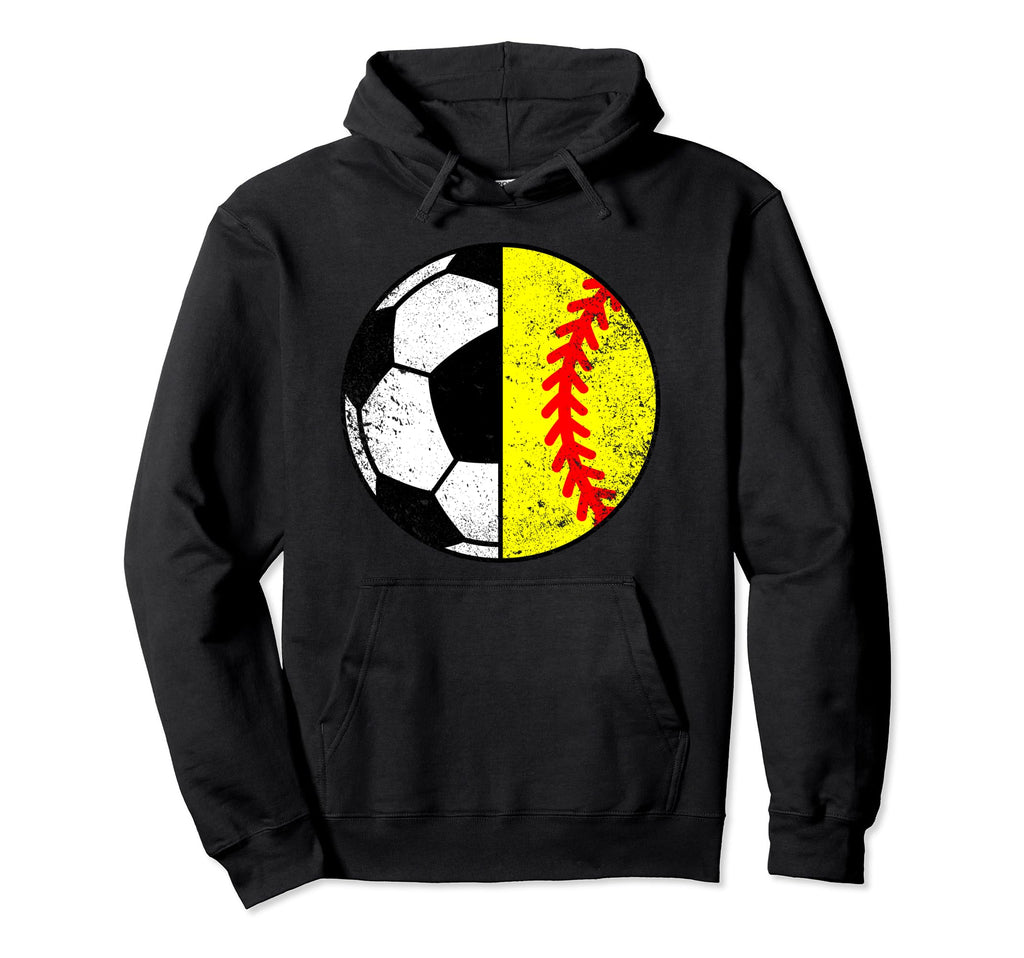 Soccer Softball Player Funny Soccer Hoodie - Aesthetic Graphic for Adults