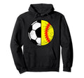 Soccer Softball Player Funny Soccer Hoodie - Aesthetic Graphic for Adults