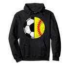 Soccer Softball Player Funny Soccer Hoodie - Aesthetic Graphic for Adults