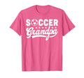 Soccer Grandpa Funny Sports Papa T-Shirt - Casual Everyday Wear for Adults