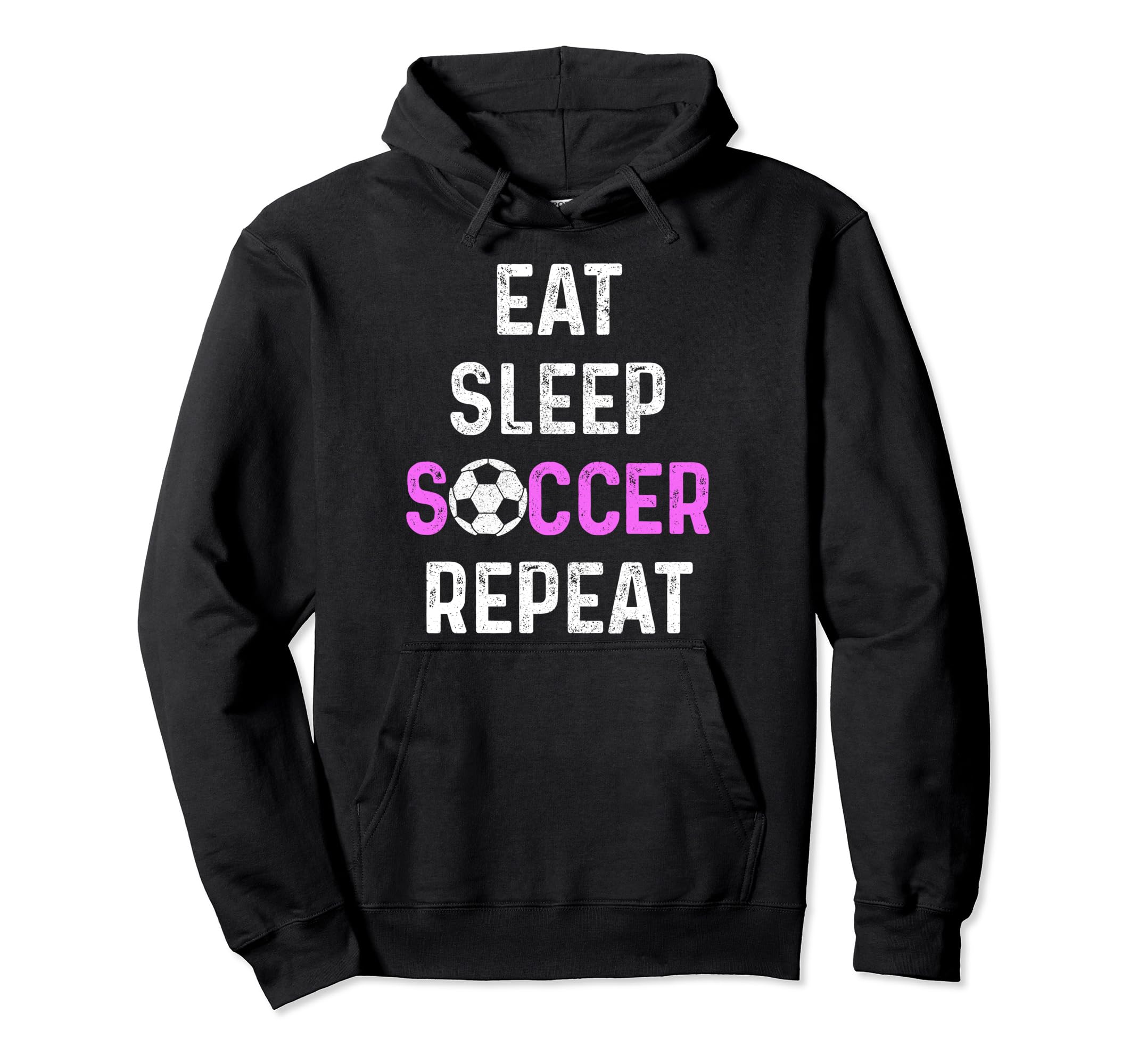 Eat Sleep Soccer Repeat Soccer Player Hoodie - Trendy Graphic Unisex