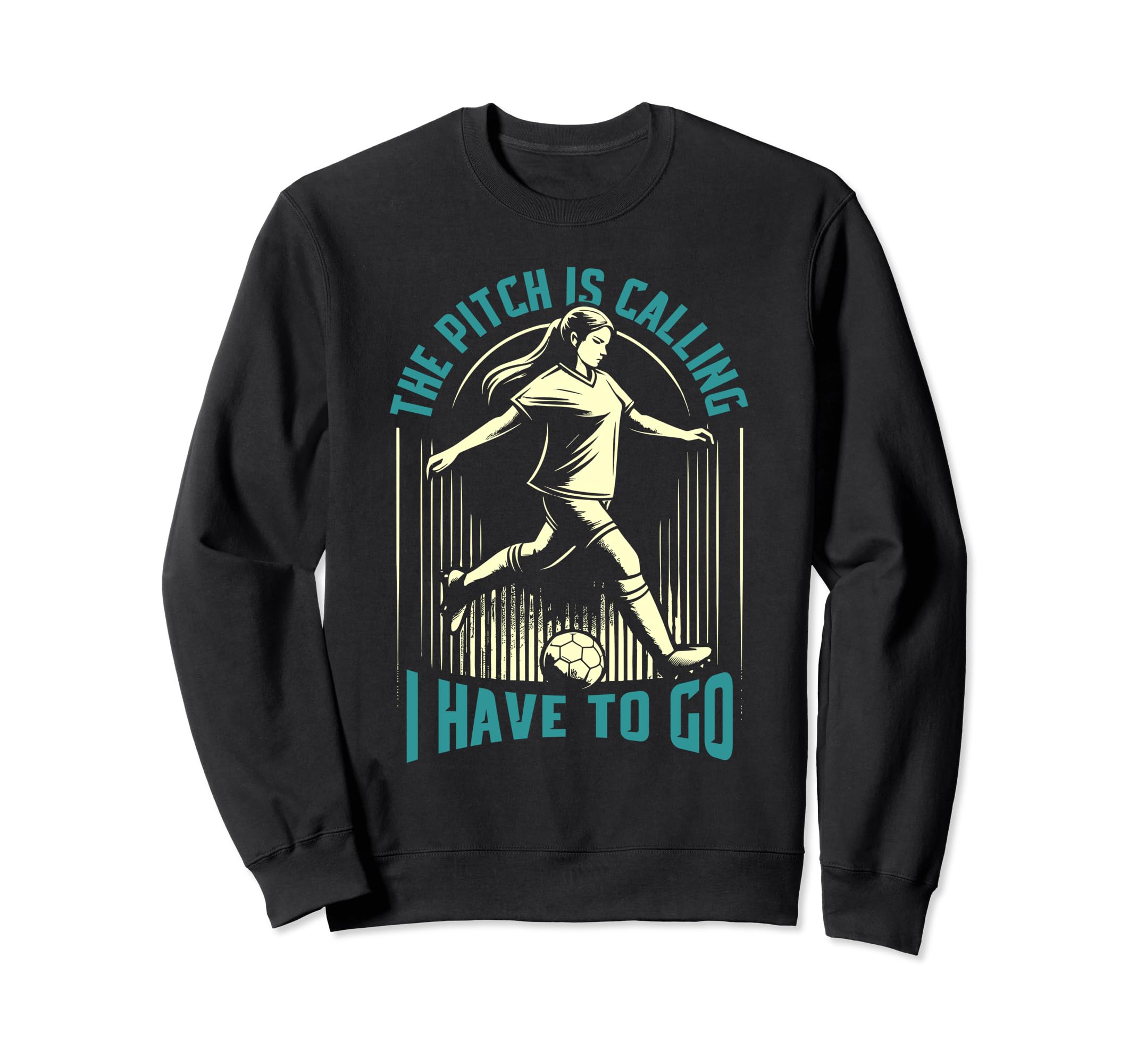 Soccer Sweatshirt - Graphic Print Unisex