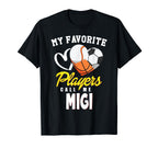 My Favorite Players Baseball Soccer T-Shirt - Streetwear Style Men Women