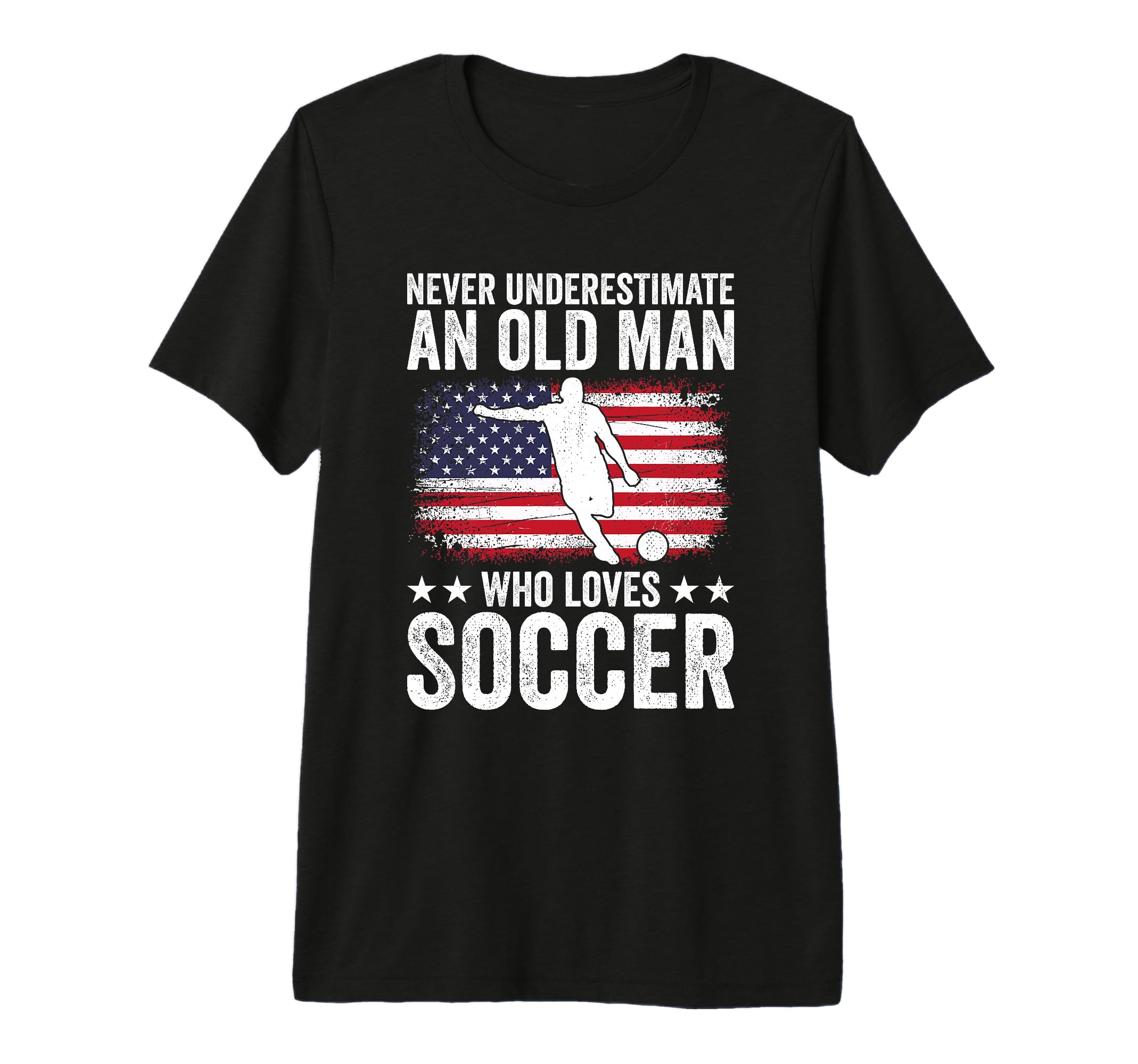 Mens Never Underestimate Old Who Loves T-Shirt - Graphic Print Unisex