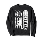 Soccer Biggest Fan Number 41 Proud Sweatshirt - Trendy Graphic for Adults