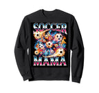 Soccer Mama 90S Bootleg Womens Sweatshirt - Casual Everyday Wear Unisex