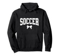 Soccer Team Soccer Player Soccer Mom Bow Hoodie - Trendy Graphic Men Women