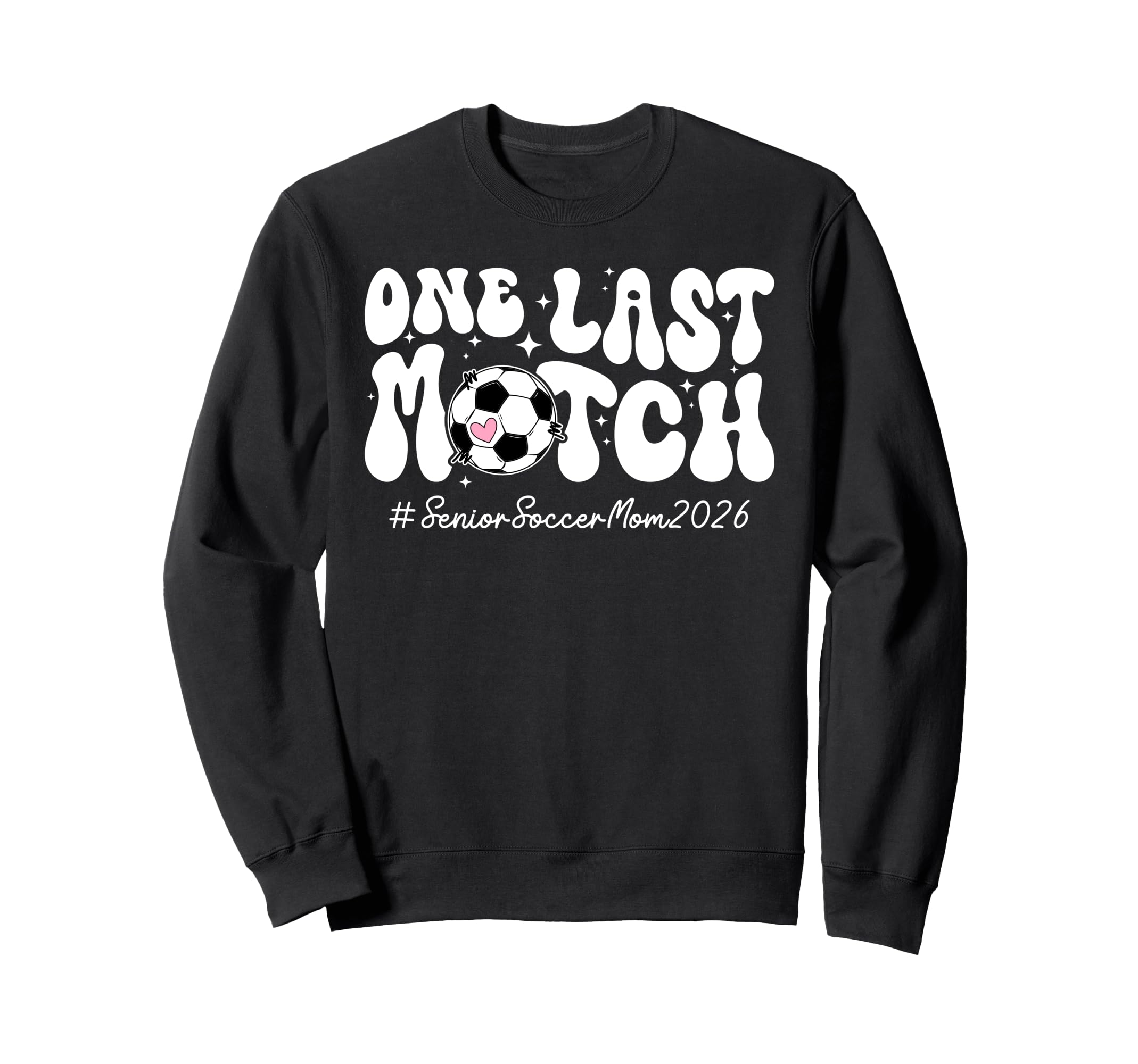 Groovy Soccer Senior Mom 2026 Sweatshirt - Casual Everyday Wear Men Women