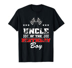 Uncle Birthday Soccer Party Family Love T-Shirt - Graphic Print Men Women