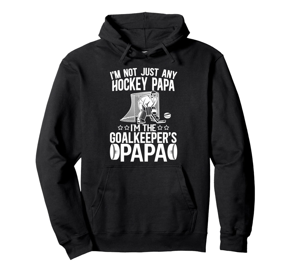 Im Ice Hockey Goalkeeper Papa Ice Hoodie - Aesthetic Graphic for Adults
