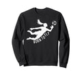 Born To Fly Soccer Goalkeeper Sweatshirt - Fun Novelty Design Men Women