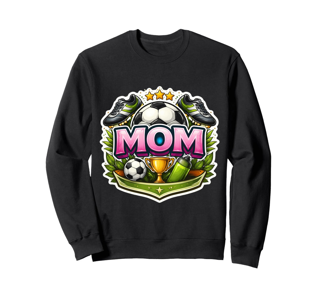 Soccer Mama Mothers Day Football Sweatshirt - Trendy Graphic for Adults