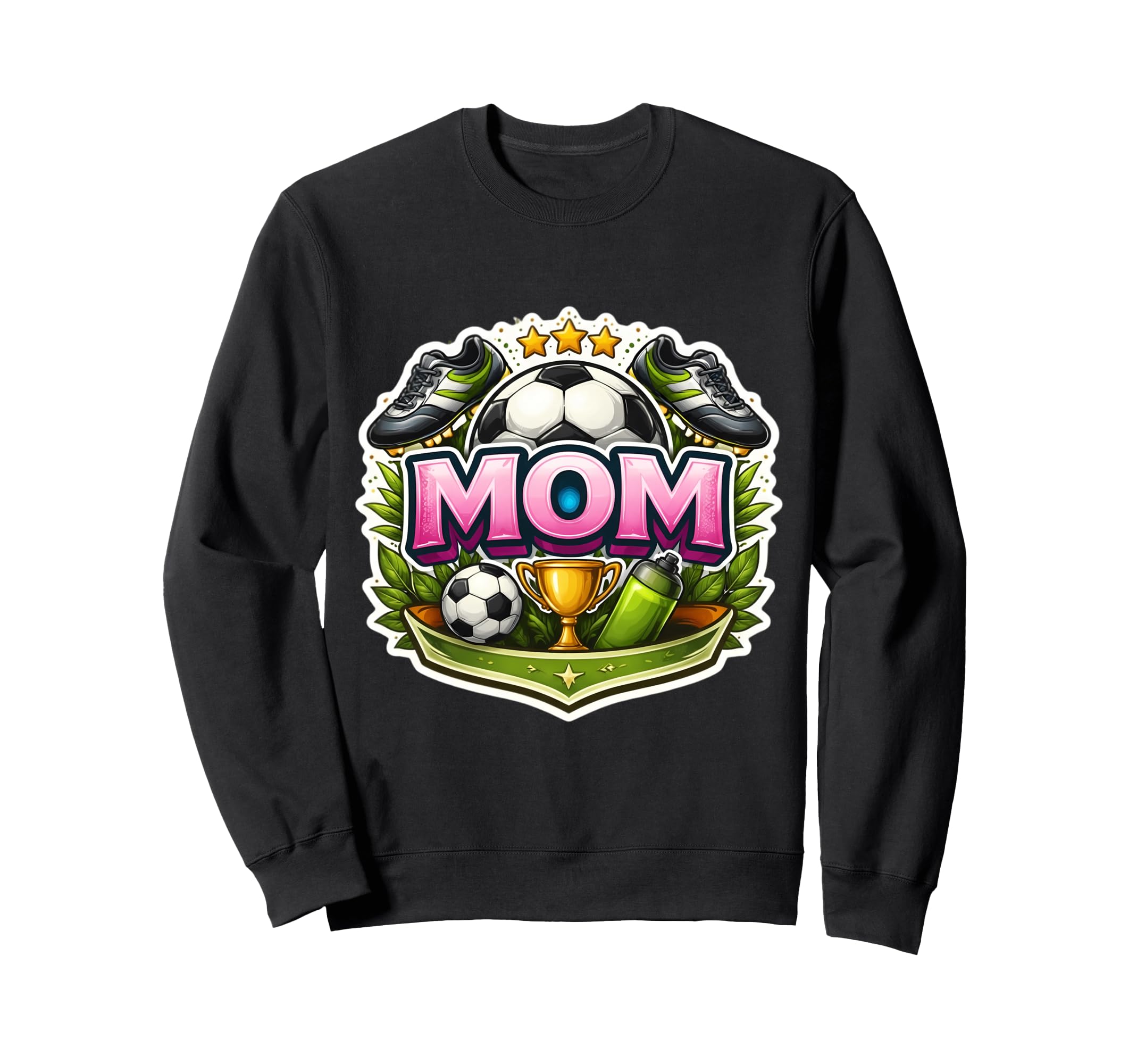 Soccer Mama Mothers Day Football Sweatshirt - Trendy Graphic for Adults