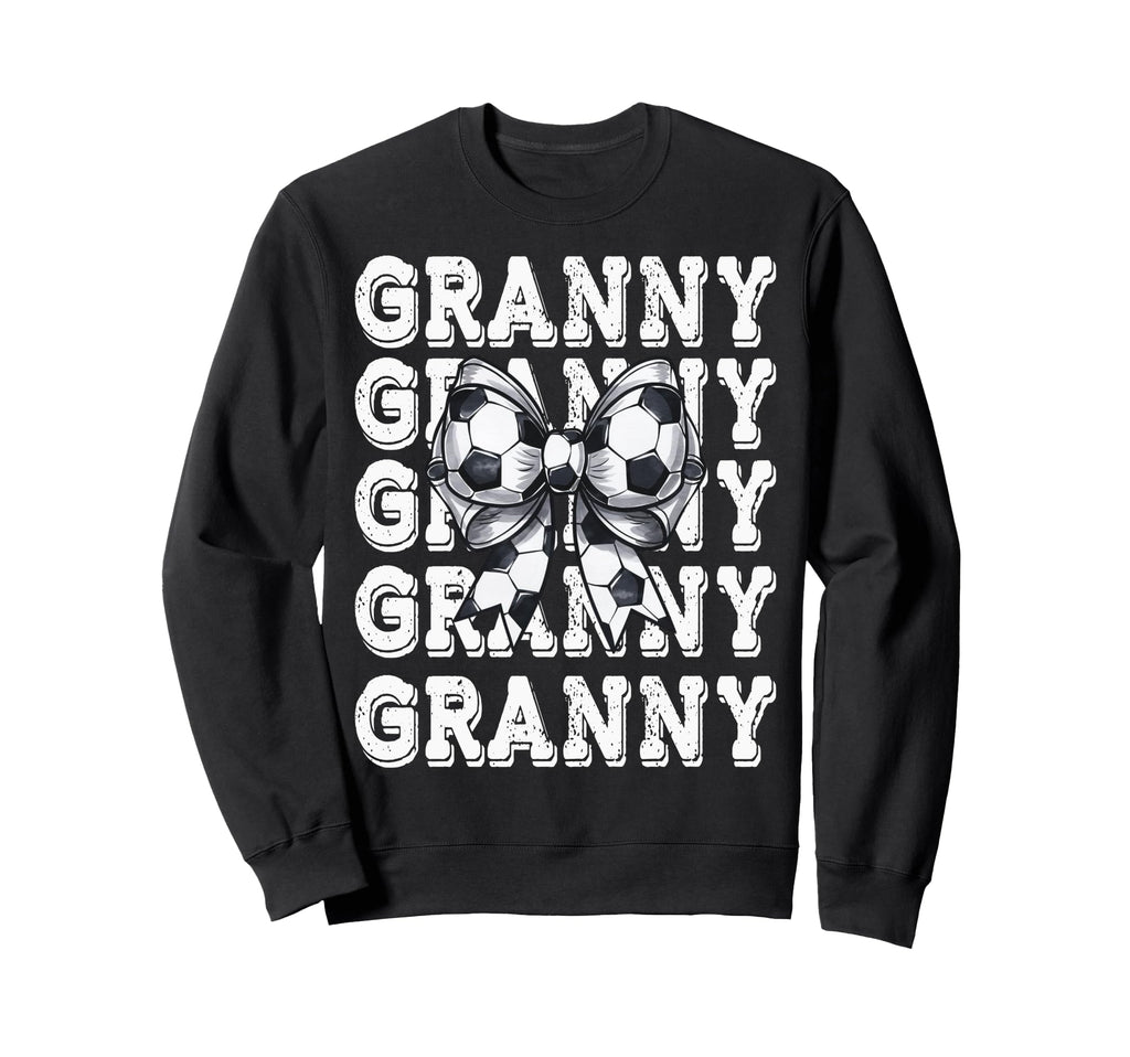 Coquette Soccer Granny Matching Sweatshirt - Novelty Apparel for Adults