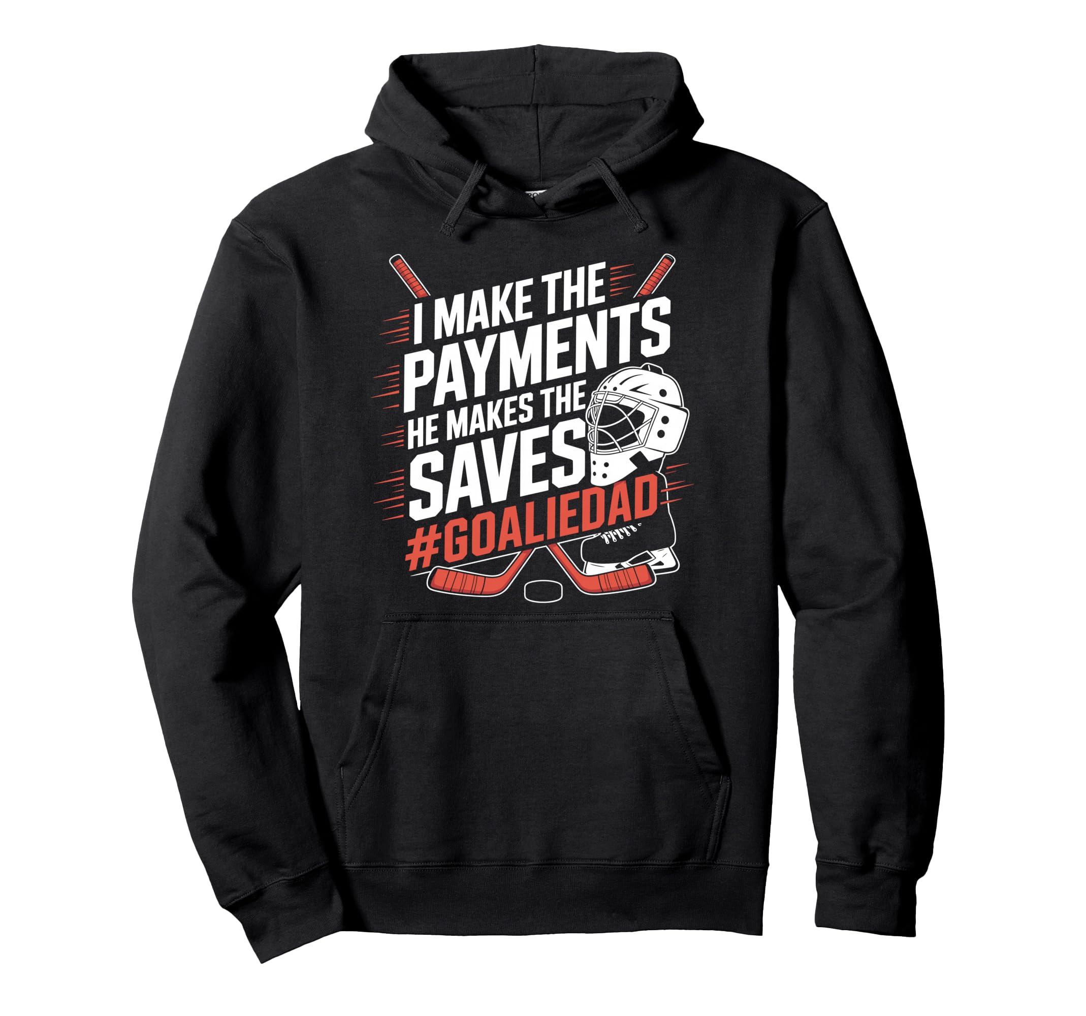 Ice Hockey Goalie Dad Gifts Accessories T-Shirt - Fun Novelty Design Unisex