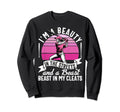 Im Beauty Streets And Beast My Cleats Sweatshirt - Novelty Apparel Unisex