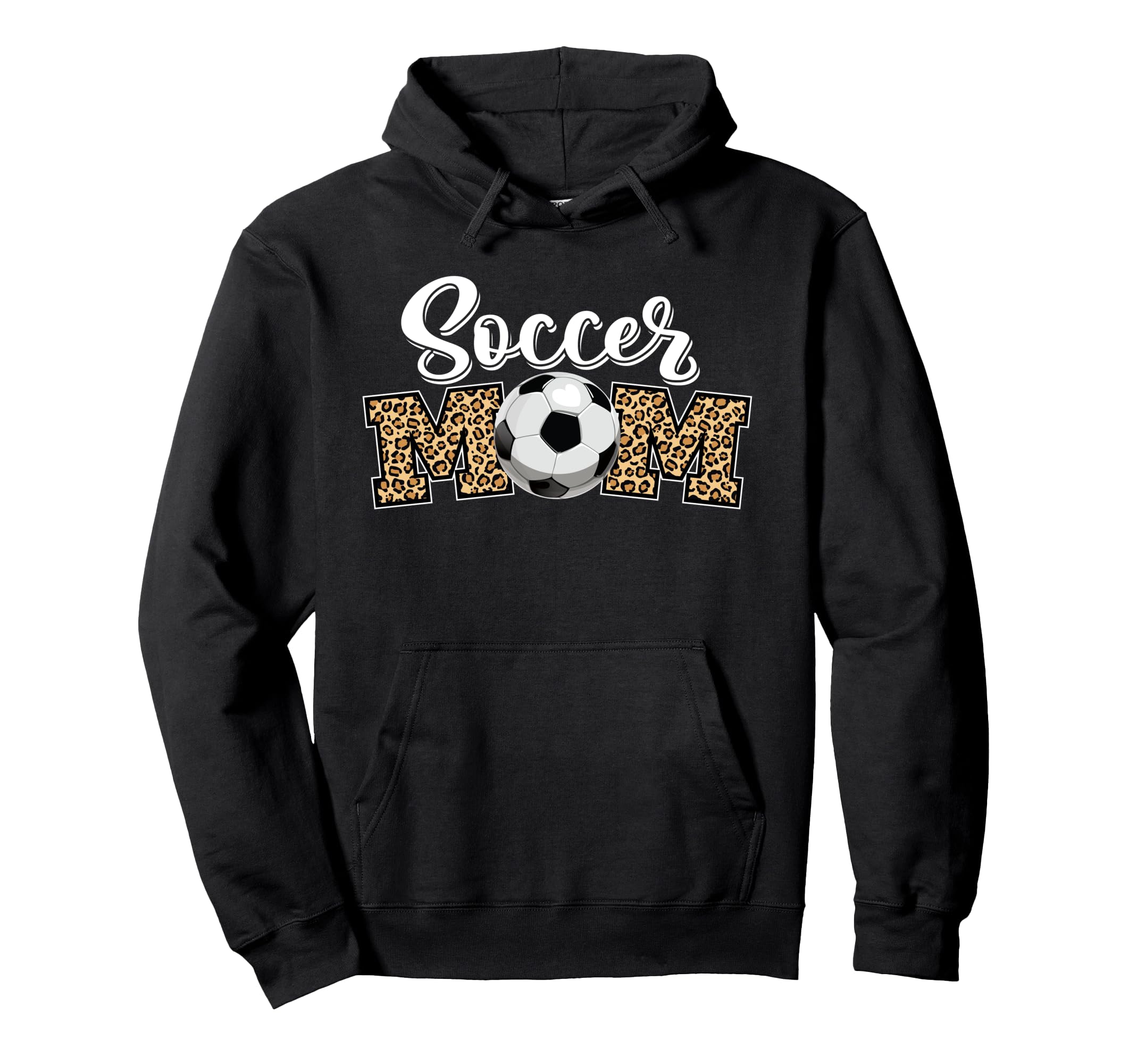 Soccer Mom Soccer Ball Sports Parent Hoodie - Streetwear Style for Adults