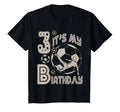 Love Soccer Great Football Aged 3 T-Shirt - Casual Everyday Wear Unisex