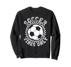 Groovy Soccer Womens Soccer Sweatshirt - Fun Novelty Design Unisex
