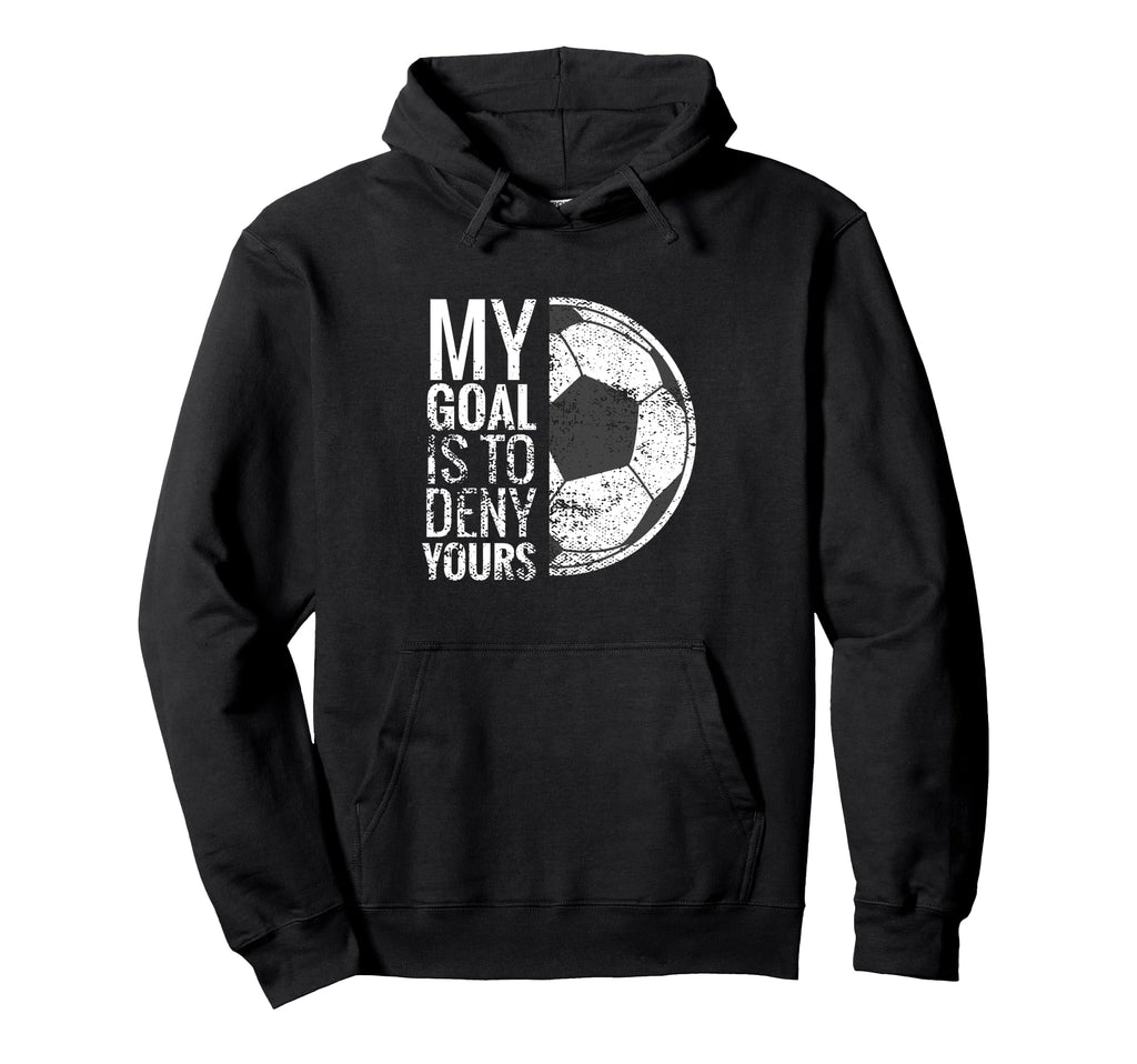 Funny Goalkeeper Soccer Hoodie - Graphic Print for Adults