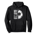 Funny Goalkeeper Soccer Hoodie - Graphic Print for Adults