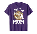 Shot Put Mom Shot Put Thrower T-Shirt - Custom Art Print for Adults