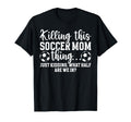 Soccer Mom Thing Mom Soccer Player T-Shirt - Custom Art Print for Adults