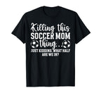 Soccer Mom Thing Mom Soccer Player T-Shirt - Custom Art Print for Adults