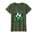 Soccer Is Life Soccer T-Shirt - Unique Graphic for Adults