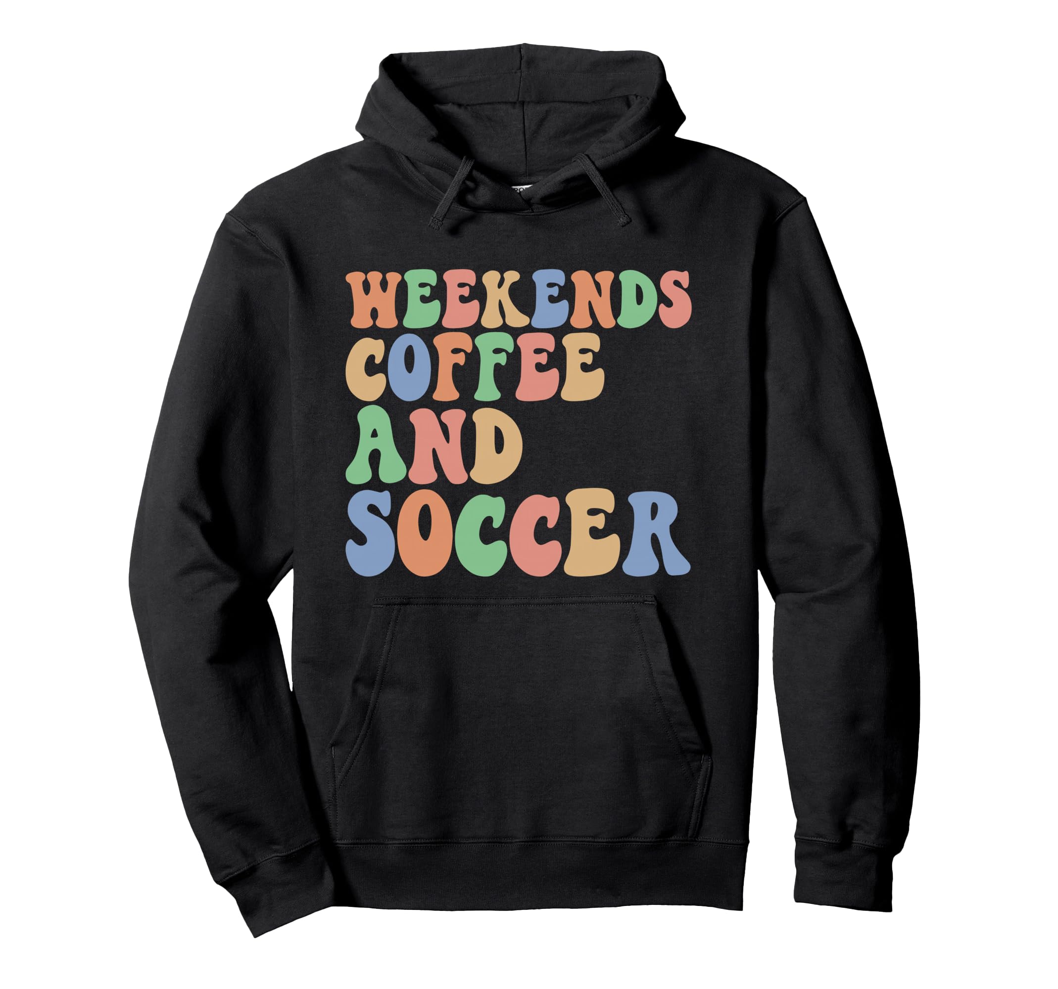 Soccer Coffee Soccer Mom Weekends Coffee Hoodie - Graphic Print for Adults