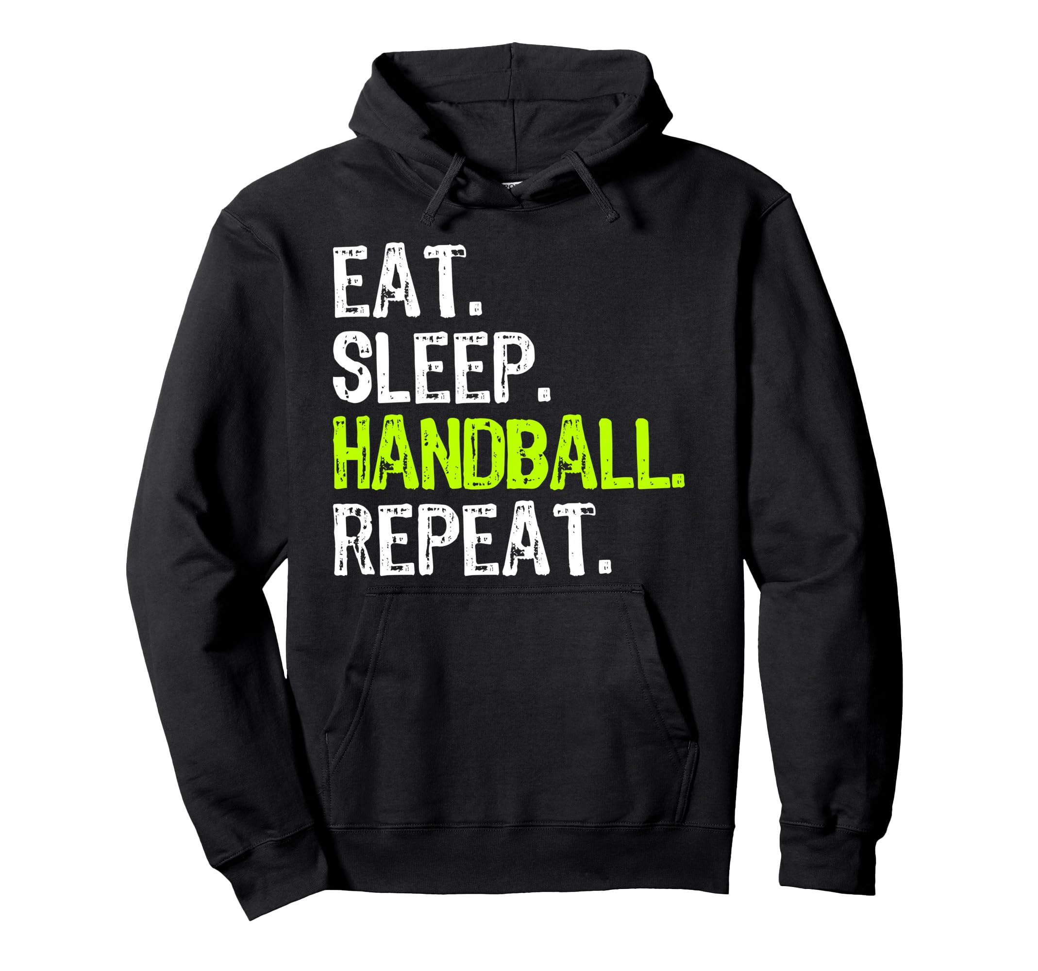 Eat Sleep Handball Repeat Player Funny Hoodie - Custom Art Print for Adults