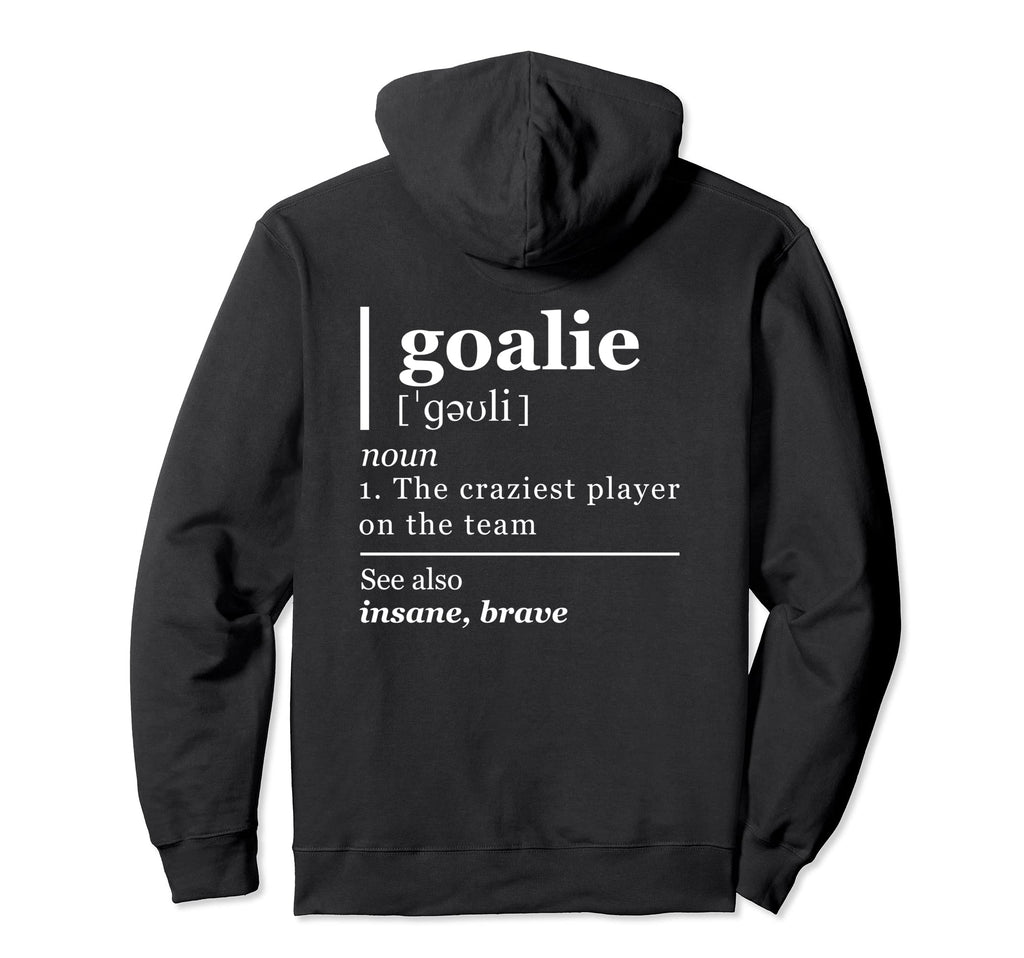 Goalie Gear Art Goalkeeper Hoodie - Casual Everyday Wear Men Women