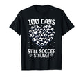 100 Days School Soccer Heart Love 100Th T-Shirt - Graphic Print Men Women