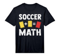 Funny Soccer Math Two Yellow Cards T-Shirt - Casual Everyday Wear Unisex