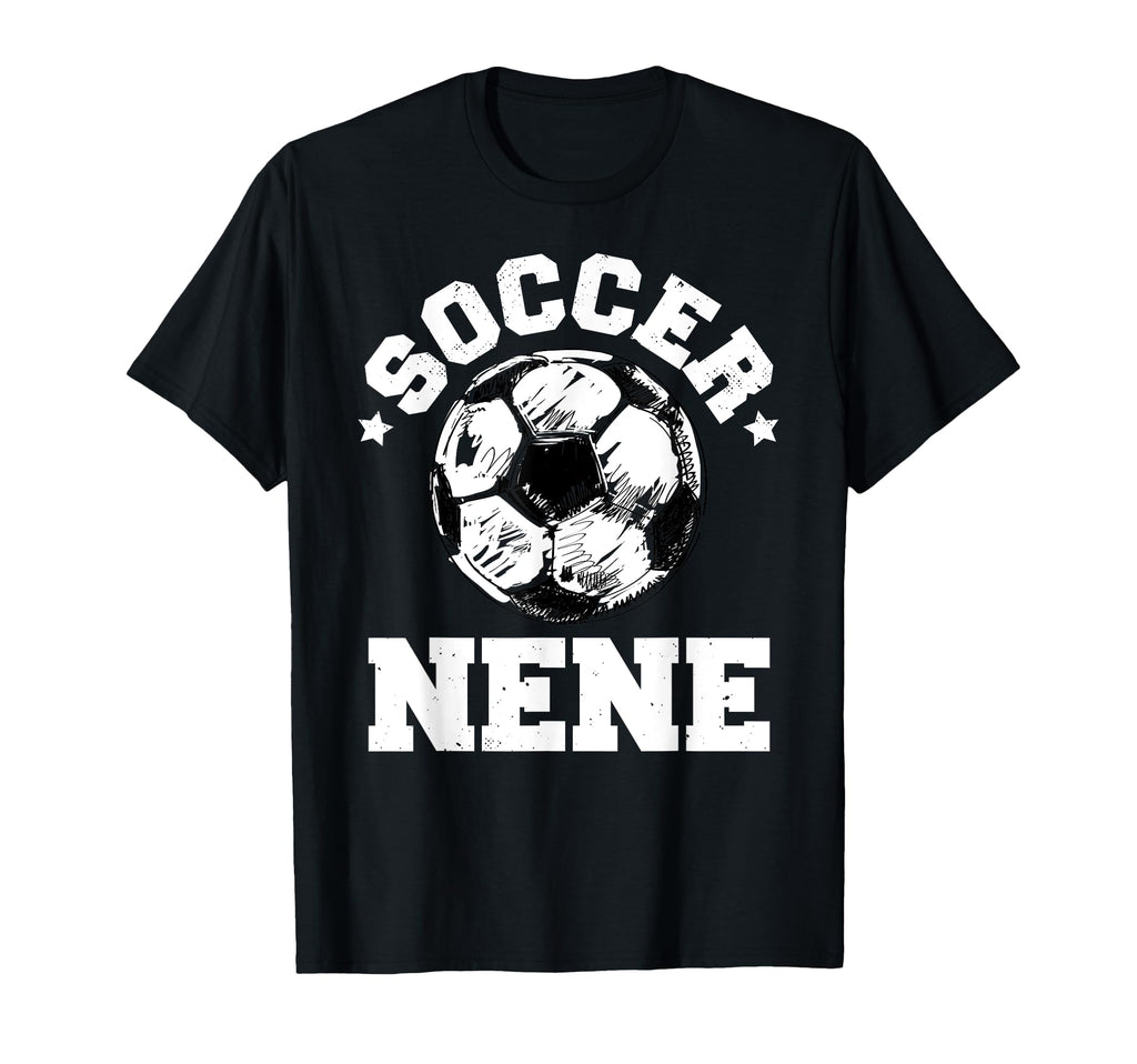 Soccer Nene Soccer Ball Distressed T-Shirt - Unique Graphic for Adults