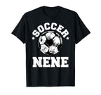Soccer Nene Soccer Ball Distressed T-Shirt - Unique Graphic for Adults