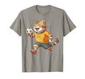 Dog Playing Soccer Football Puppy T-Shirt - Aesthetic Graphic for Adults