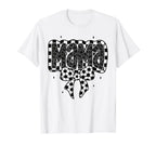 Mama Soccer Checkered Coquette Bow T-Shirt - Trendy Graphic Men Women
