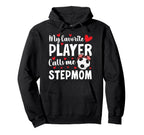 Proud Soccer Stepmom Soccer Player Step Hoodie - Trendy Graphic Men Women