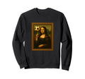 Mona Lisa Loves Soccer Sweatshirt - Casual Everyday Wear for Adults