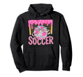 Girly Soccer Coquette Bow Ice Cream Hoodie - Fun Novelty Design Men Women